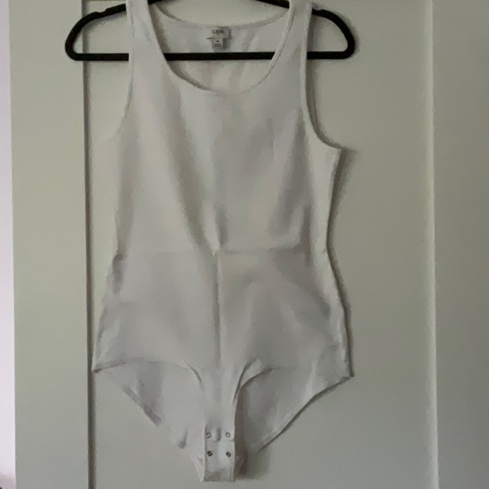 J.Crew White Tank Top Bodysuit